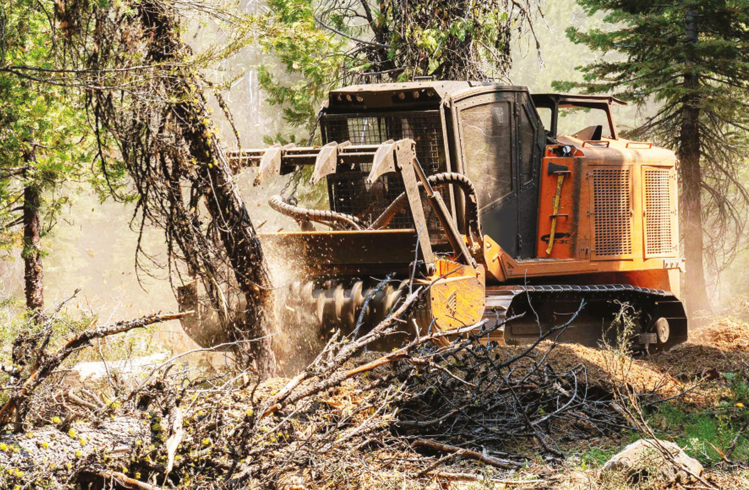 FAE Tracked Carriers & FAE Attachments in Use for Forestry Fuels Reduction 