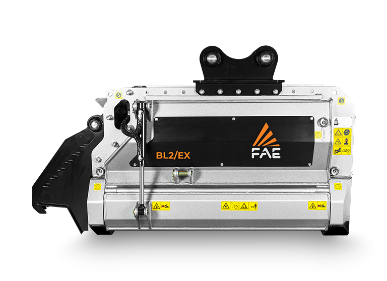 BL2/EX/VT - BL2/EX/SONIC, Excavator mulcher with Bite Limiter technology, from 8 to 14 t BL2/EX/VT - BL2/EX/SONIC, Excavator mulcher with Bite Limiter technology, from 8 to 14 t