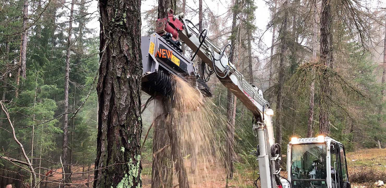 Excavator Forestry Mulcher BL2/EX/VT - BL2/EX/SONIC | FAE USA