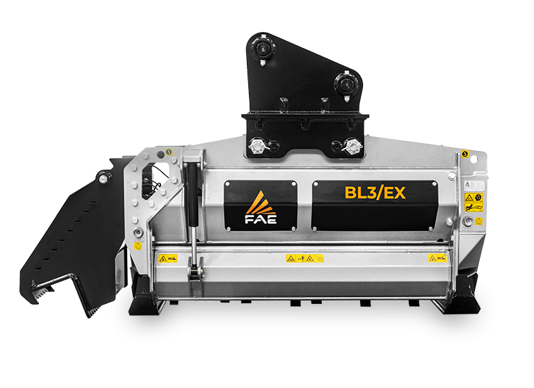 BL3/EX/VT - BL3/EX/SONIC, Forestry mulcher for excavator with Bite Limiter technology, from 14 to 20 t BL3/EX/VT - BL3/EX/SONIC, Forestry mulcher for excavator with Bite Limiter technology, from 14 to 20 t