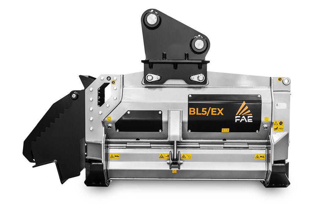 BL5/EX/VT - BL5/EX/SONIC, le broyeur avec technologie Bite Limiter pour les pelles de plus grandes dimensions