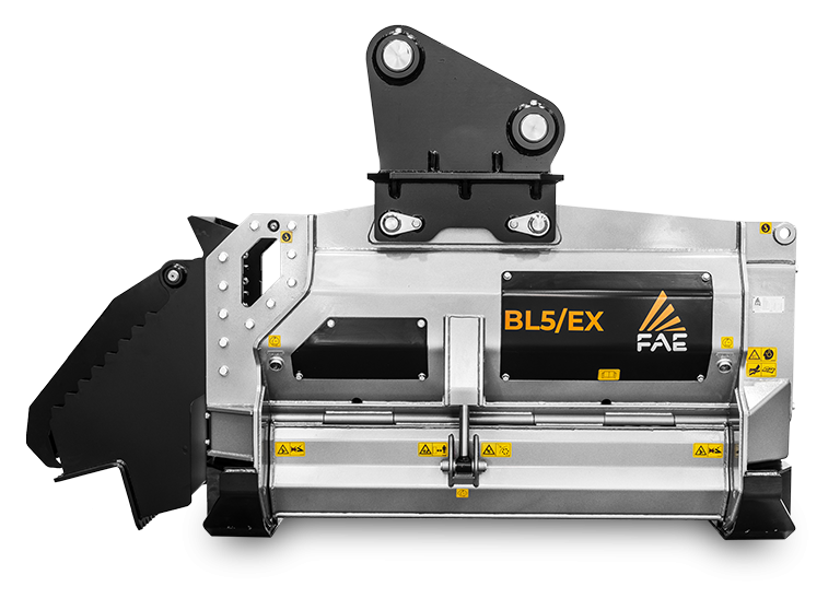 BL5/EX/VT - BL5/EX/SONIC, The mulcher for large excavators, with Bite Limiter technology, from 24 to 36 t BL5/EX/VT - BL5/EX/SONIC, The mulcher for large excavators, with Bite Limiter technology, from 24 to 36 t