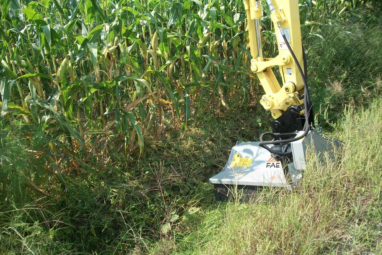 PML/HY, shredder for excavators suitable for the maintenance and protection of wildlife areas