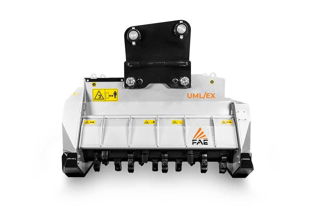 UML/EX/VT - UML/EX/SONIC, broyeur pour pelle, avec rotor a outils fixes ou a a marteaux mobiles