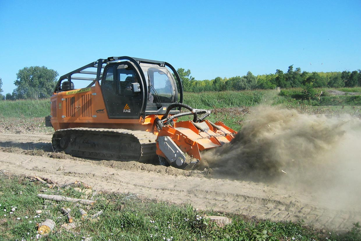 300/S, frese forestali ideale anche per la rimozione dei ceppi