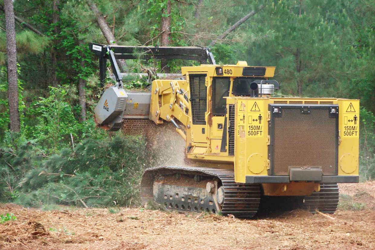 500/U, broyeurs pour véhicules spéciaux idéaux pour l'entretien et la protection des zones fauniques 