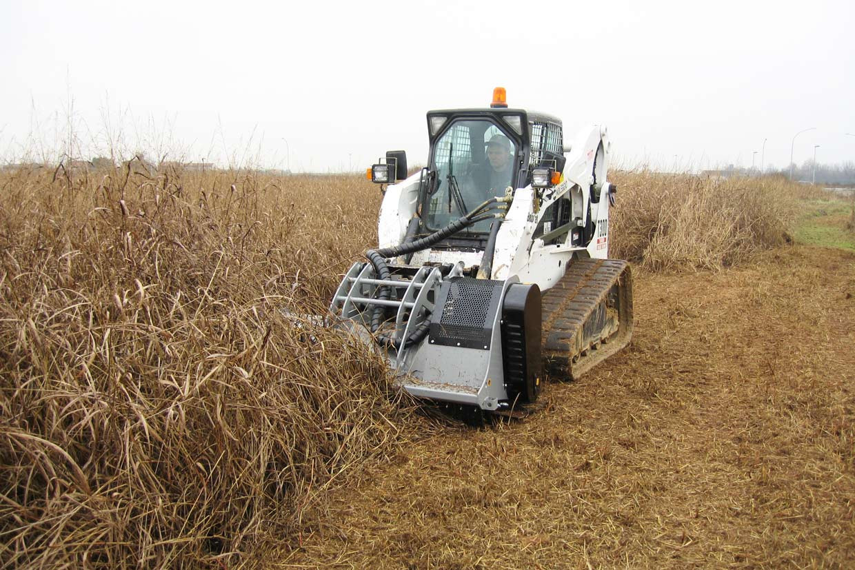 PMM/SSL, broyeur avec rotor qui adhère parfaitement au sol 