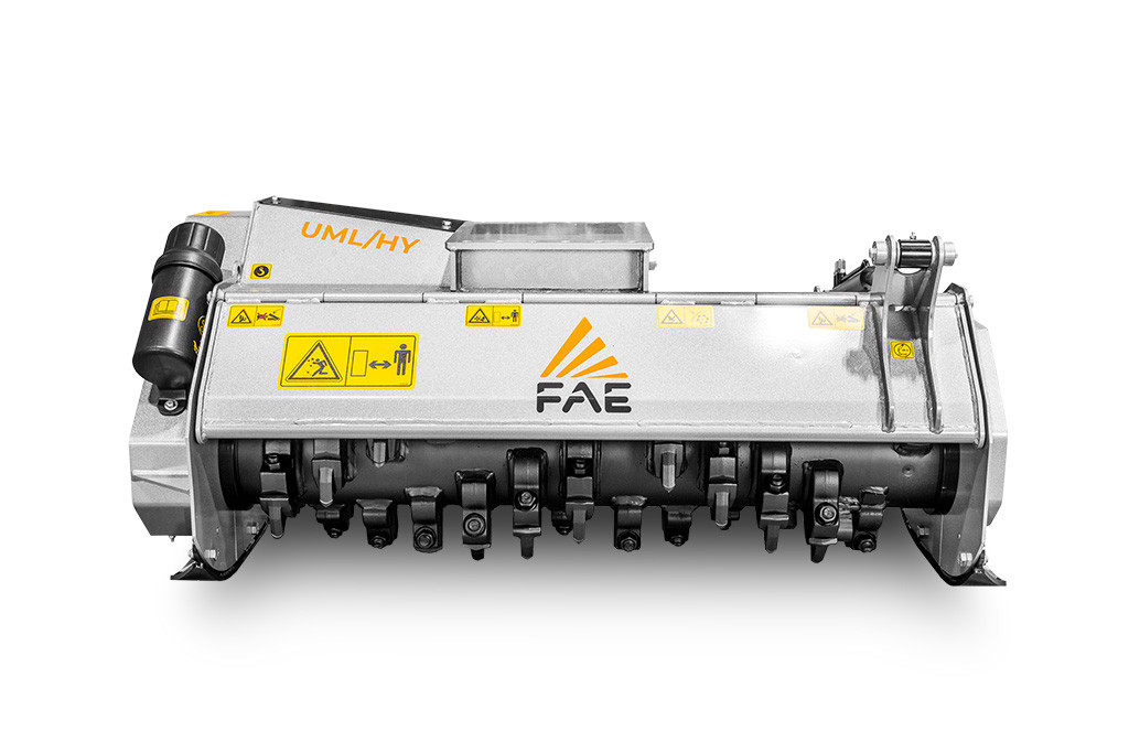 UML/HY/RW - UML/HY/RW/VT - FML/HY/RW, trituradora para excavadoras y maquinas especiales, con rotor de dientes fijos