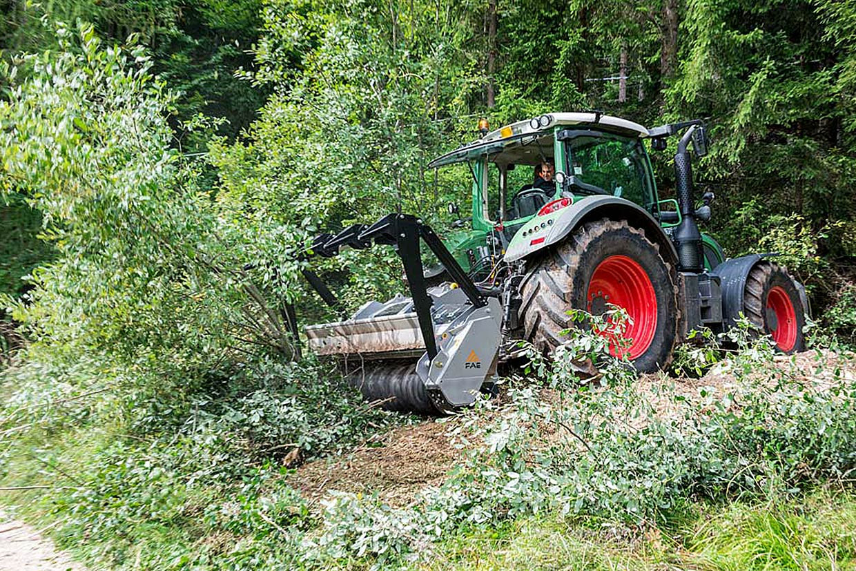 UML/S/DT, trincia forestale che garantisce una migliore distribuzione del materiale 