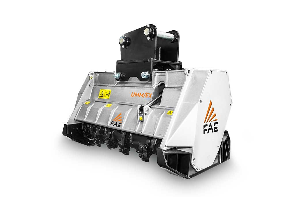 UMM/EX/VT - UMM/EX/SONIC -UMM/EX/VT/HP - UMM/EX/HP/SONIC, the FAE forestry mulchers for the most powerful excavators - 3