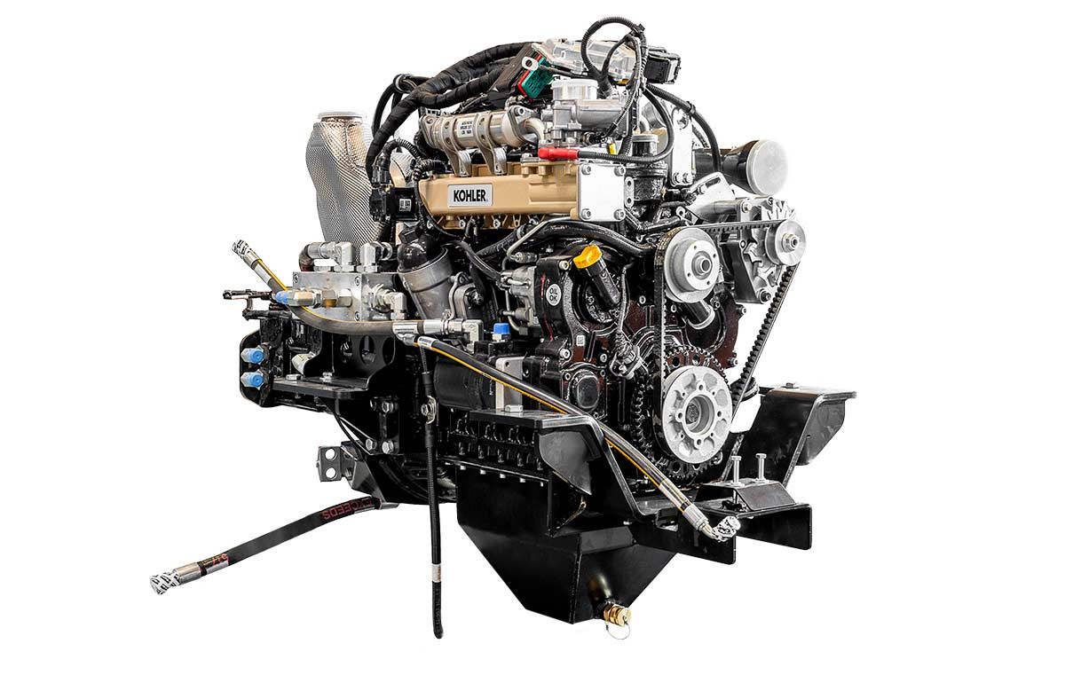 Compact, powerful, low noise / vibration engine for RCU-55 FAE, fuel efficient and compliant with the most stringent emissions regulations