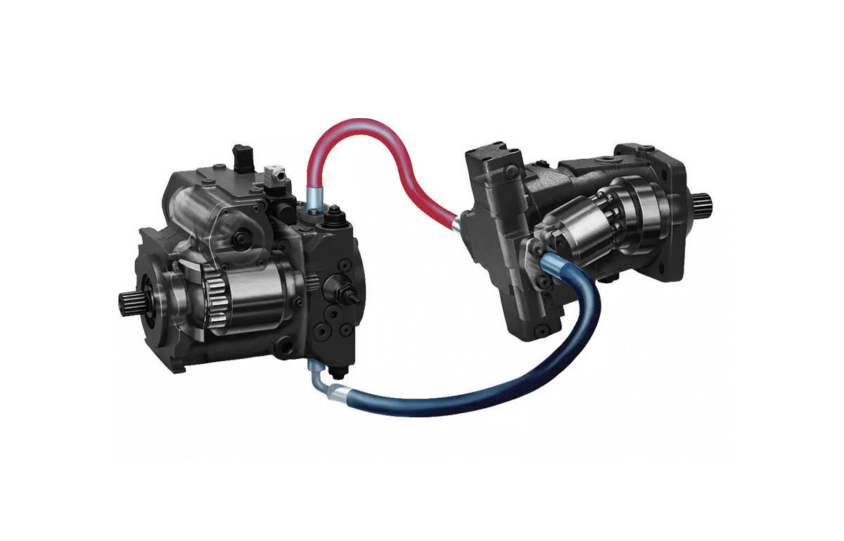 Hydrostatic transmission of the RCU-55 FAE that guarantees high performance and reliability over time, as well as a simple and intuitive mode of use