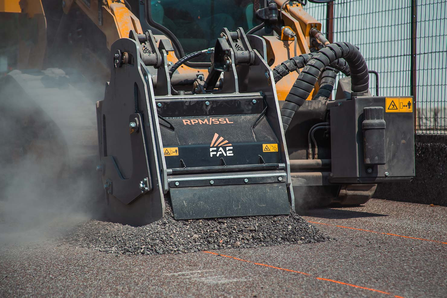 RPM/SSL, is ideal for road surface preparation before adding a new layer of asphalt or concrete