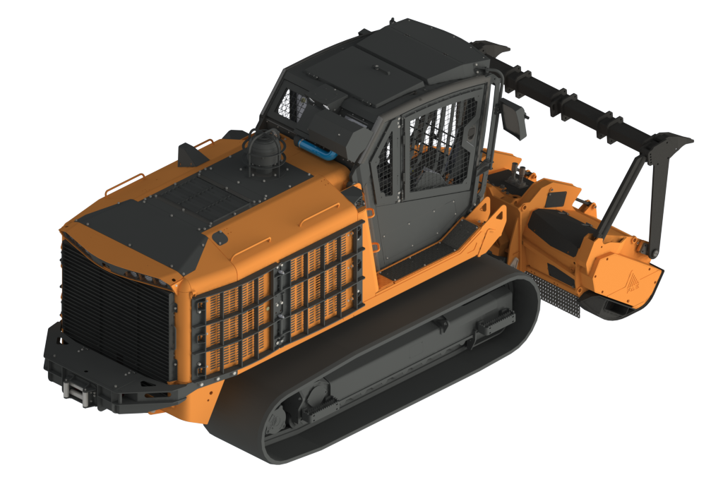 Forestry protections kit (Cabin side windows protection grids + Engine bay doors protections) | FAE Forestry protections kit (Cabin side windows protection grids + Engine bay doors protections) | FAE