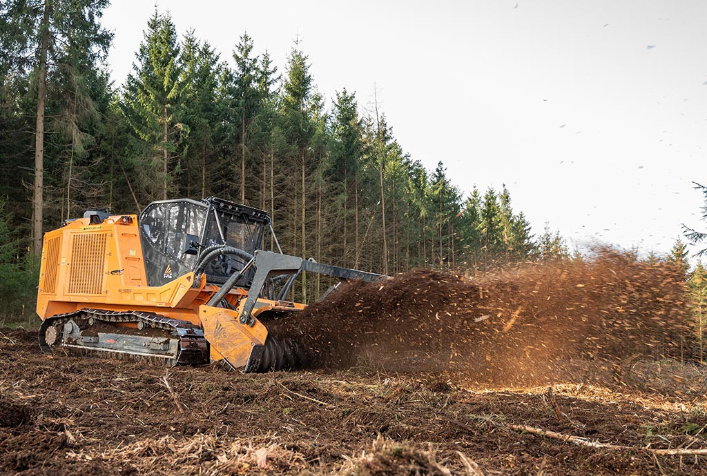 Three tracked vehicle models specially designed for the toughest and most demanding forestry jobs