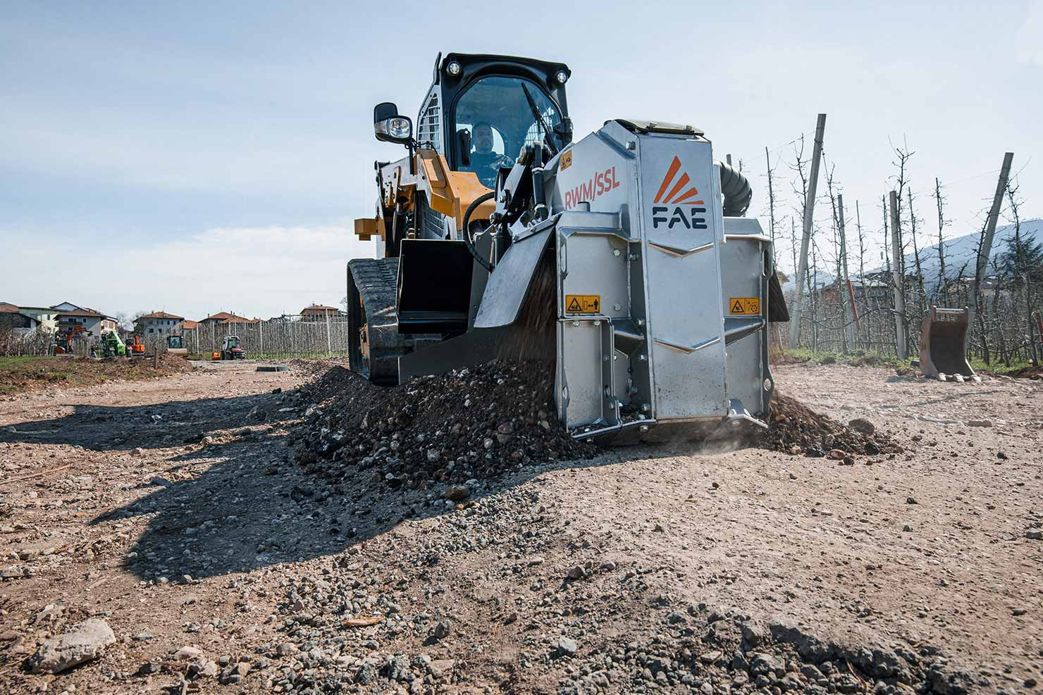 RWM/SSL, road milling disc for skid steer loaders suitable for milling asphalt