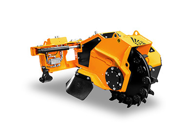 SCL/RCU55, Stump cutters for remote controlled tracked carrier