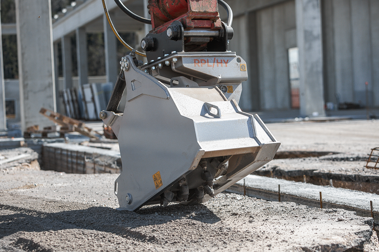 RPL/HY, Fräse zur Vereinfachung der Aushubarbeiten