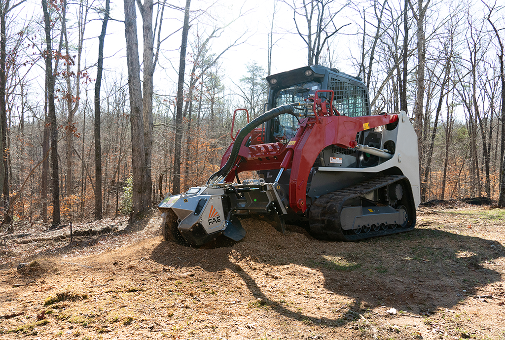 Disc tiller for skid steer loaders | FAE