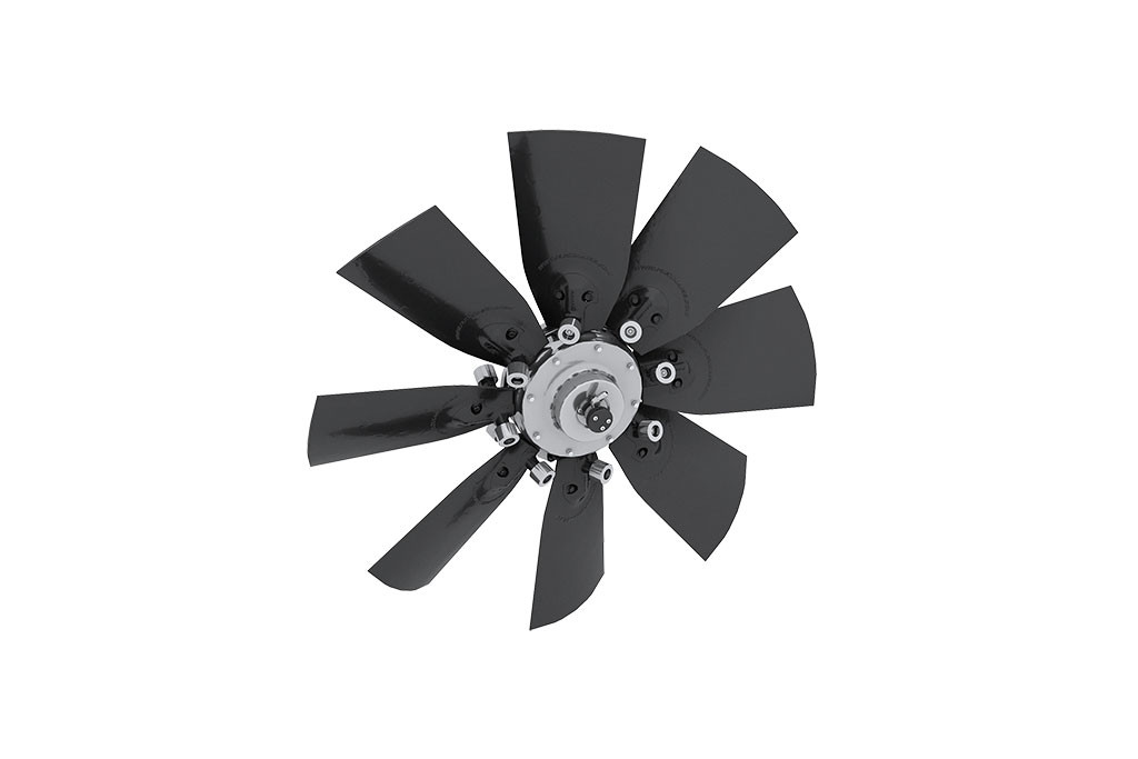 Ventilateurs proportionnels et réversibles pour radiateurs d'huile hydraulique et de moteur diesel | FAE Ventilateurs proportionnels et réversibles pour radiateurs d'huile hydraulique et de moteur diesel  | FAE