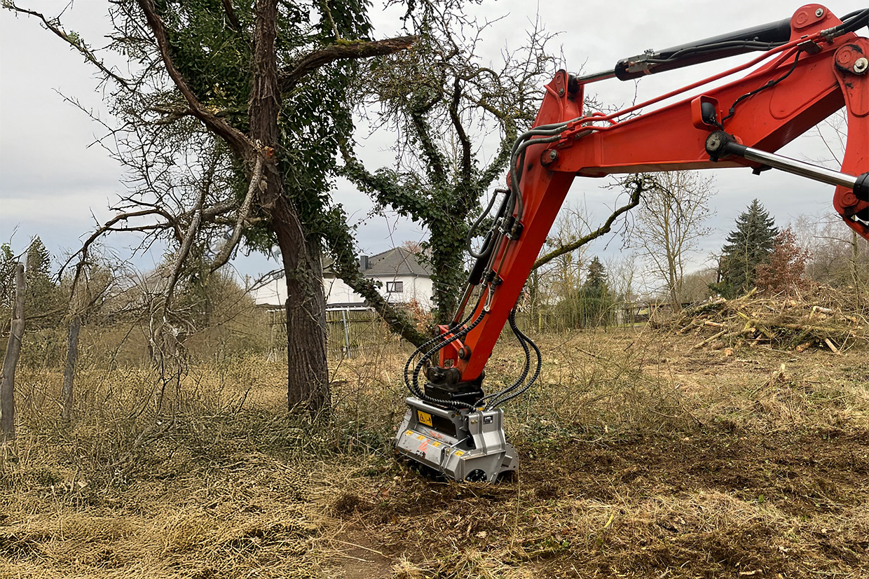 DML/HY, forestry mulcher for 5 to 10 ton excavators