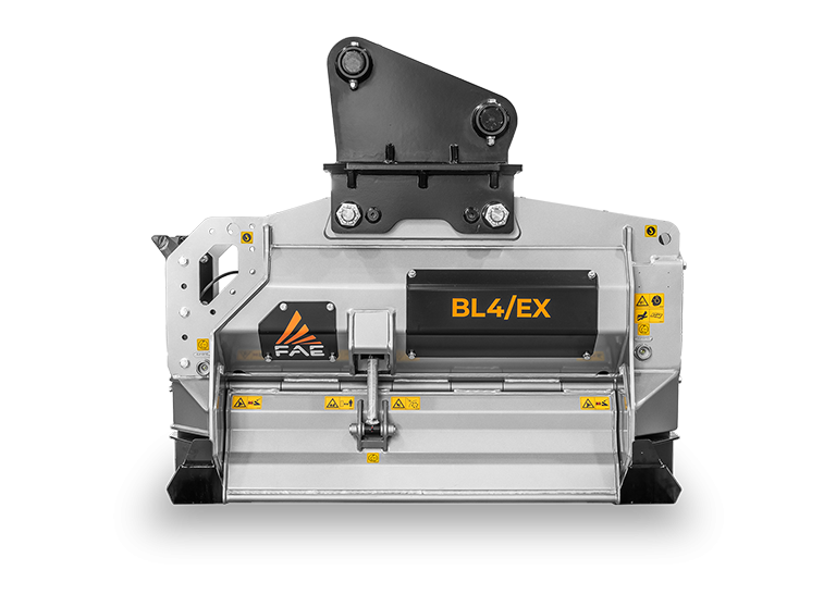 BL4/EX/VT - BL4/EX/SONIC, Le broyeur avec technologie Bite Limiter pour les excavateurs de grandes dimensions, de 18 à 25 t BL4/EX/VT - BL4/EX/SONIC, Le broyeur avec technologie Bite Limiter pour les excavateurs de grandes dimensions, de 18 à 25 t