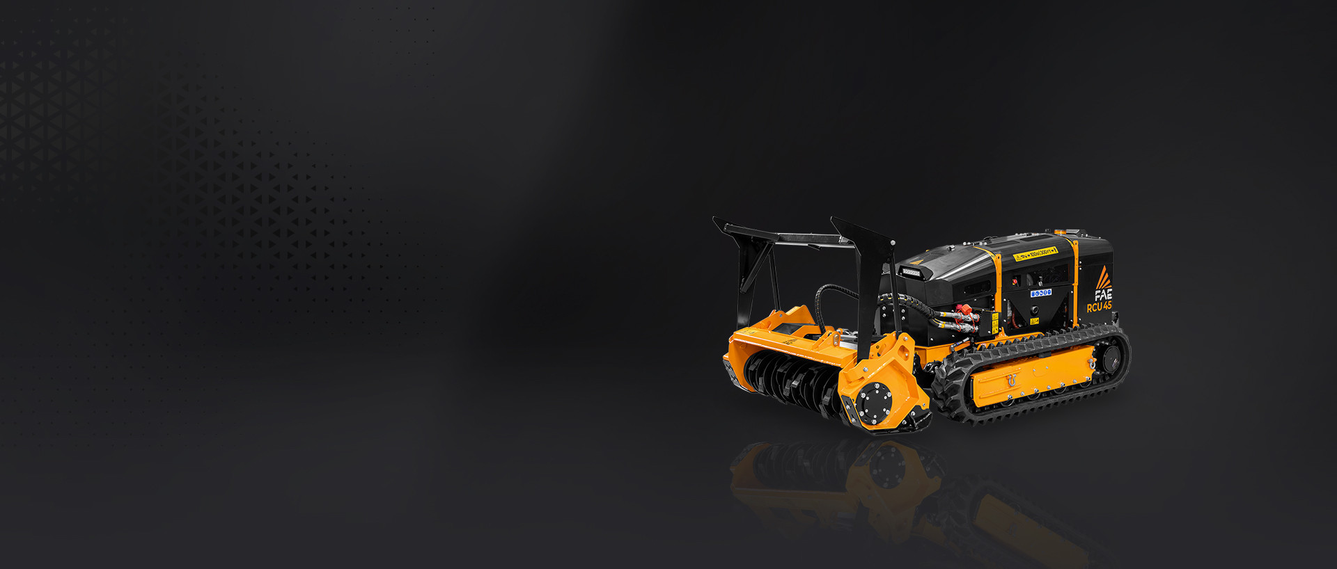 RCU45, vehículo con orugas compacto a control remoto 44 CV