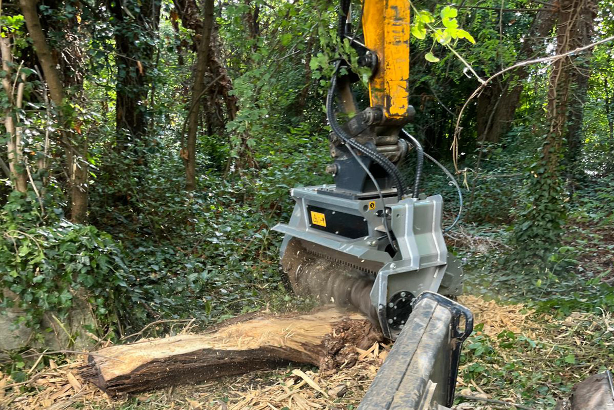 DML/HY, broyeur forestier FAE pour le nettoyage des broussailles, du sous-bois et de la v&eacute;g&eacute;tation envahissante